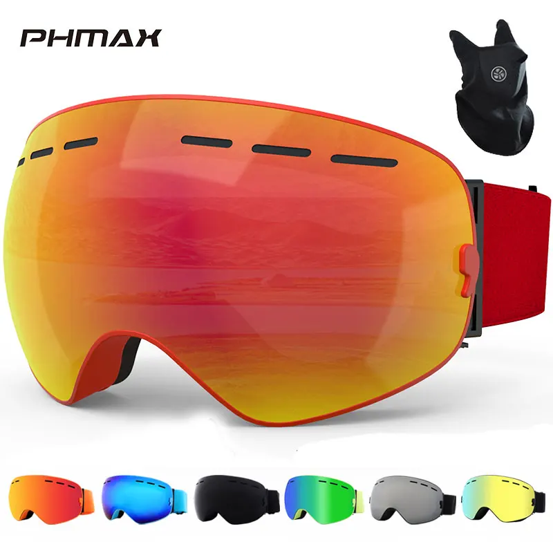 Лыжные очки PHMAX, двухслойная противотуманная большая Лыжная маска, очки для мужчин и женщин, уличная спортивная защита UV400, лыжные очки
Лыжные очки PHMAX, двухслойная противотуманная большая Лыжная маска, очки для мужчин и женщин, уличная спортивная защита UV400, лыжные очки