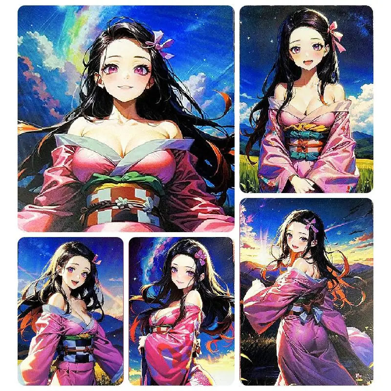 Demon Slayer 5-Pcs Bronzing Color Flash Anime Characters Kamado Nezuko Collection Card Cartoon Toys Christmas Birthday Gift
Demon Slayer 5-Pcs Bronzing Color Flash Anime Characters Kamado Nezuko Collection Card Cartoon Toys Christmas Birthday Gift