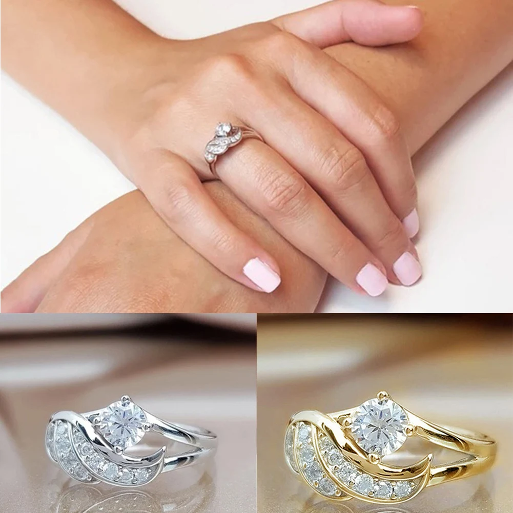 Minimalist Engagement Wedding Rings For Women Round Cubic Zirconia Simple Elegant Female Accessories 2023 Fashion Jewelry
Minimalist Engagement Wedding Rings For Women Round Cubic Zirconia Simple Elegant Female Accessories 2023 Fashion Jewelry