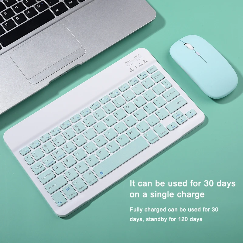 

7.9 inch ultrathin Noiseless Wireless Keyboard mini Bluetooth Keyboard Rechargeable For ipad Phone Android ios Windows Tablet