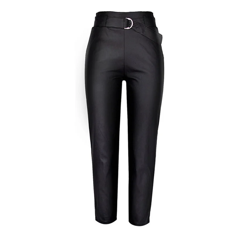 Women High Waist Loose Stretch Coated Jeans 2022 Spring Autumn Faux Leather Jeans PU Elastic Waist Belt Cropped Pants Female J15
Women High Waist Loose Stretch Coated Jeans 2022 Spring Autumn Faux Leather Jeans PU Elastic Waist Belt Cropped Pants Female J15