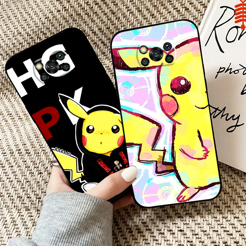 Cute Pikachu Anime Pokemon Phone Case For Xiaomi Poco X3 Pro NFC For POCO X3 GT Funda Silicone Cover Soft Back
Cute Pikachu Anime Pokemon Phone Case For Xiaomi Poco X3 Pro NFC For POCO X3 GT Funda Silicone Cover Soft Back