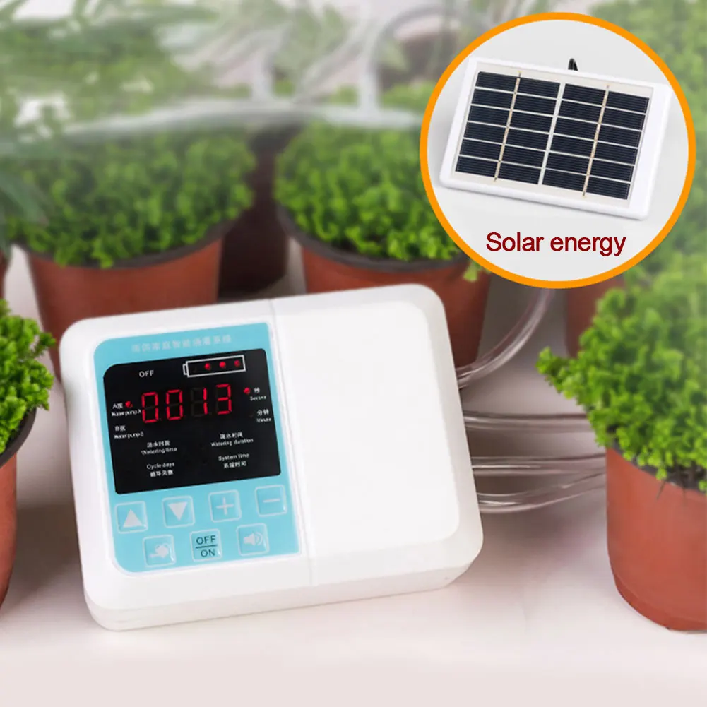 Irrigation Garden Plant Charging Tool Watering Device Timer Solar Powered Easy Install Drip Intelligent Automatic Outdoor Home
Irrigation Garden Plant Charging Tool Watering Device Timer Solar Powered Easy Install Drip Intelligent Automatic Outdoor Home