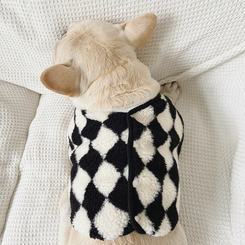 MPK Dog Clothes Autumn And Winter Plus Velvet Thick Checkerboard Clothes Short Warm Vest
MPK Dog Clothes Autumn And Winter Plus Velvet Thick Checkerboard Clothes Short Warm Vest