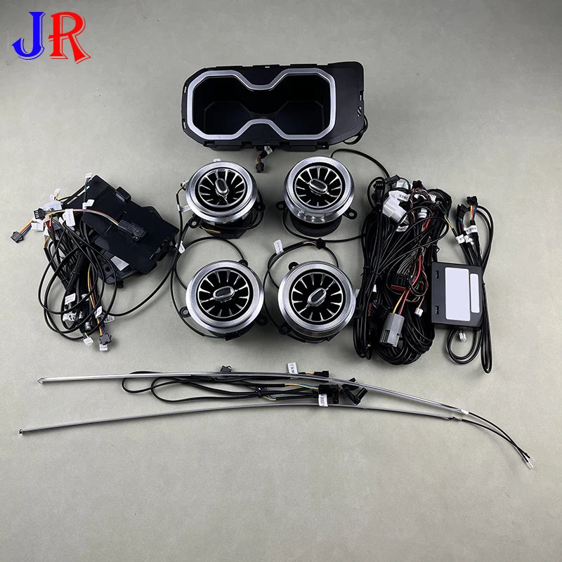 Подходит для Jeep Wrangler JL 2018-2020, выходная турбина светодиодный, передняя вентиляция кондиционера, входная центральная консоль, окружающая лампа
Подходит для Jeep Wrangler JL 2018-2020, выходная турбина светодиодный, передняя вентиляция кондиционера, входная центральная консоль, окружающая лампа
