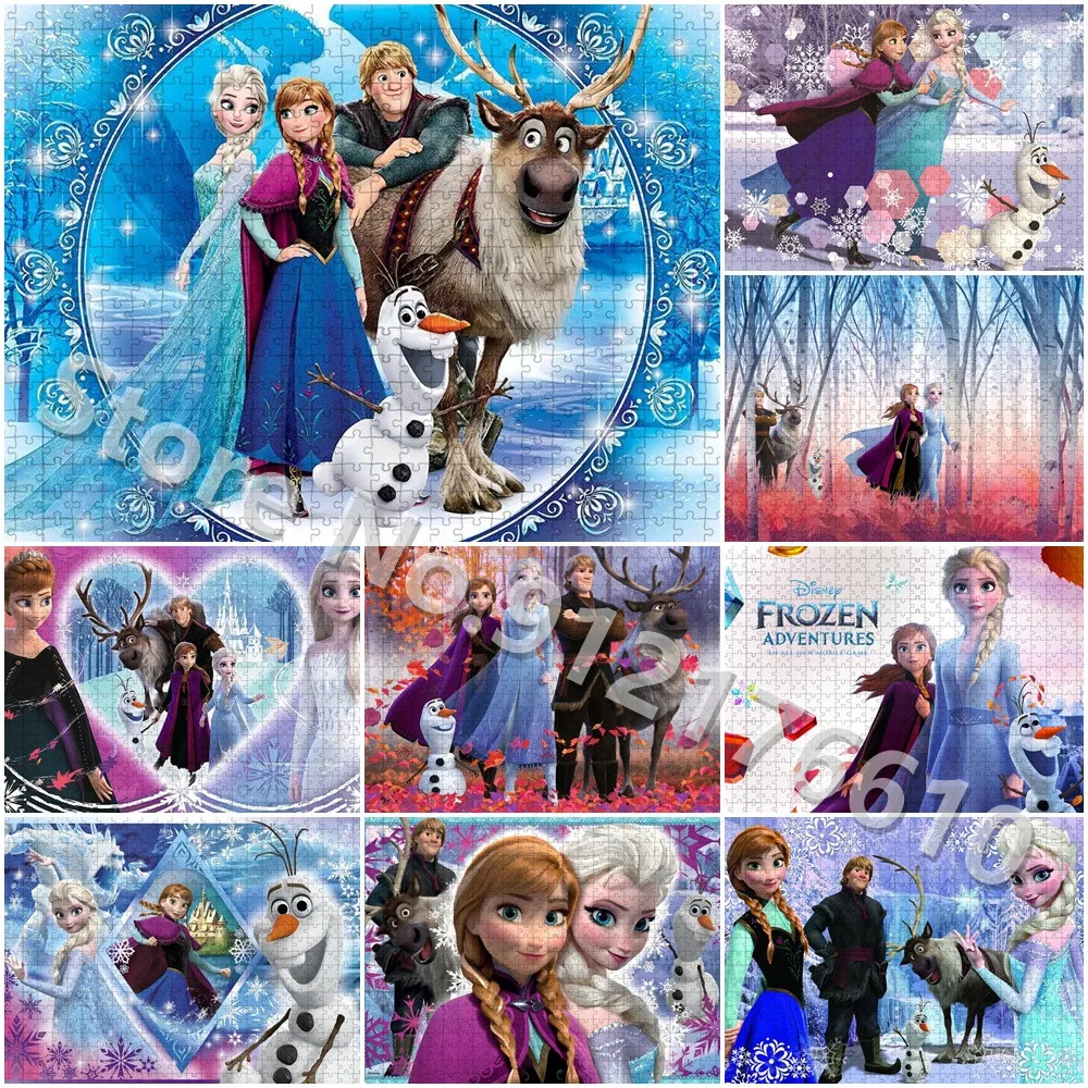 Disney Anime Frozen Puzzle 300/500 Pieces Paper Jigsaw Diy Large Size Paper Puzzle Family Game Educational Toys for Adults Kids
Disney Anime Frozen Puzzle 300/500 Pieces Paper Jigsaw Diy Large Size Paper Puzzle Family Game Educational Toys for Adults Kids