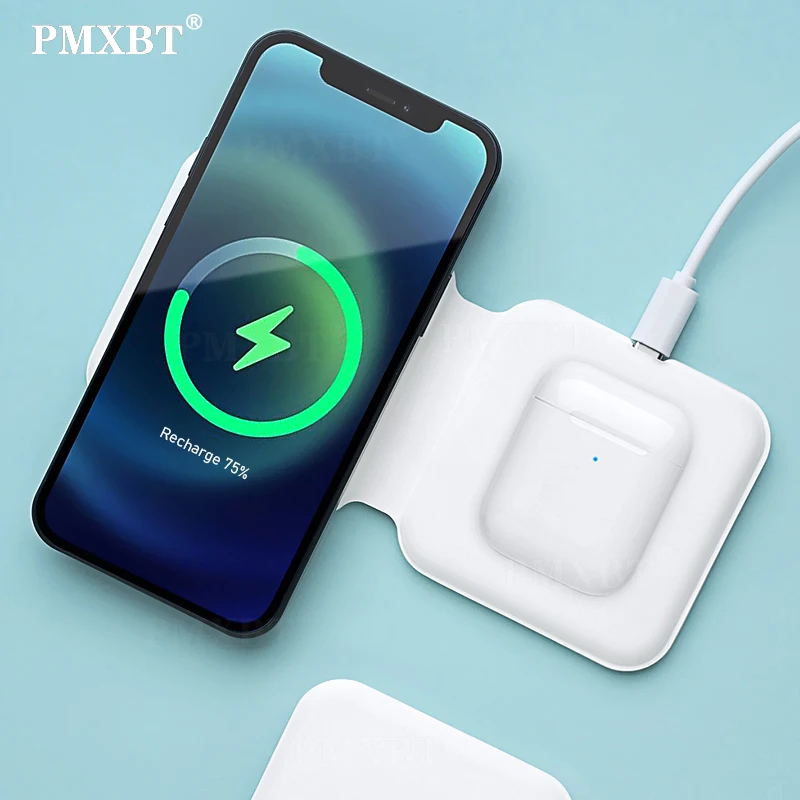 2 in 1 Folding Magnetic Wireless Charger Pad For iPhone 12 Pro Max 12 Mini QC3.0 15W Fast Charging Station For Apple Watch 7 6 5
2 in 1 Folding Magnetic Wireless Charger Pad For iPhone 12 Pro Max 12 Mini QC3.0 15W Fast Charging Station For Apple Watch 7 6 5