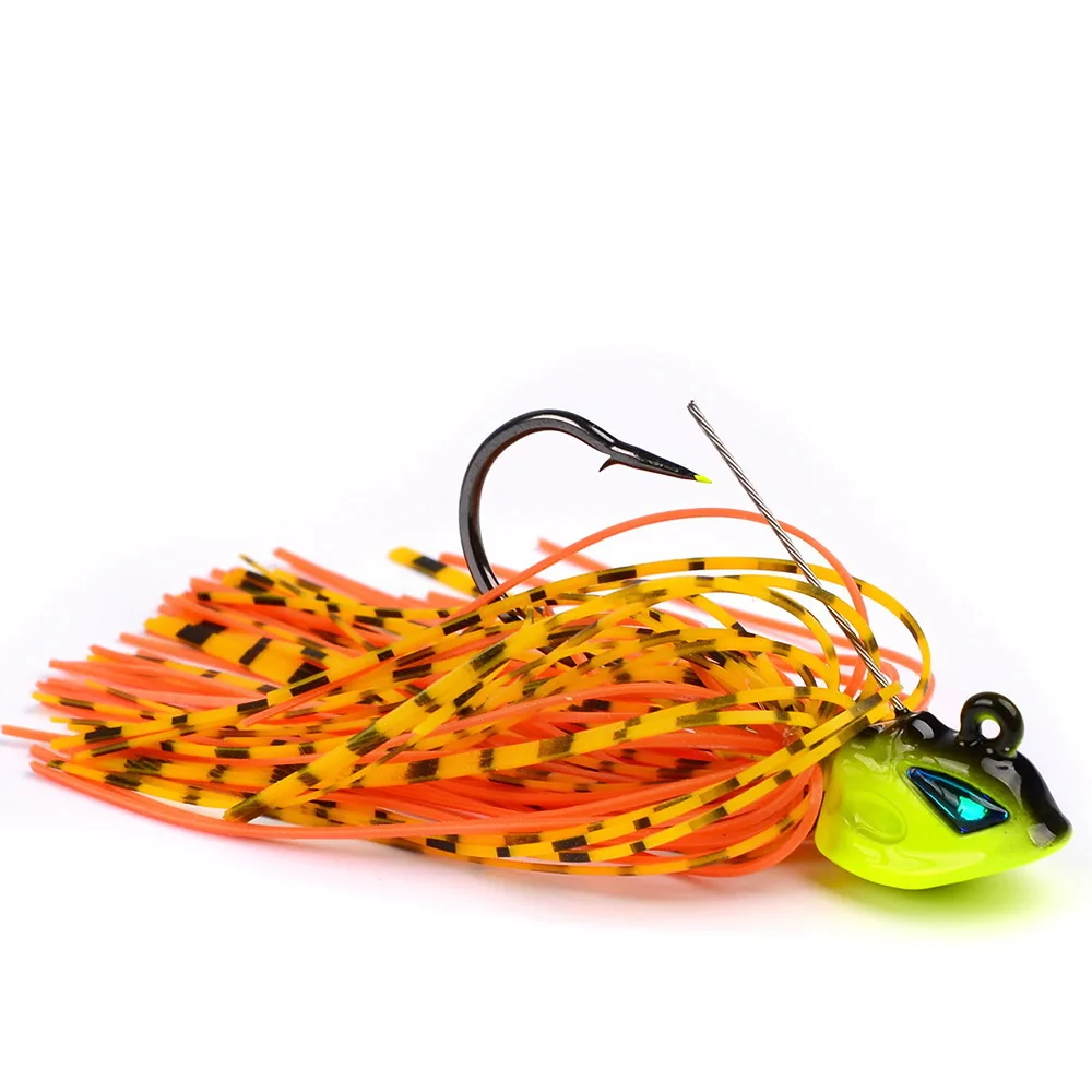 Jig Head Frog Silica Skirt Fishing Lures Crankbait Tassels 80mm 15g Lifelike Decoy Silicone Wobbler Hard Bait Jigs For Fishing
Jig Head Frog Silica Skirt Fishing Lures Crankbait Tassels 80mm 15g Lifelike Decoy Silicone Wobbler Hard Bait Jigs For Fishing