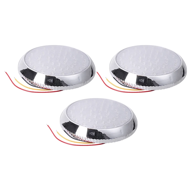 3X 12V Car Round Ceiling Dome Roof Interior Light Boat Rv Surface Ceiling Light
3X 12V Car Round Ceiling Dome Roof Interior Light Boat Rv Surface Ceiling Light