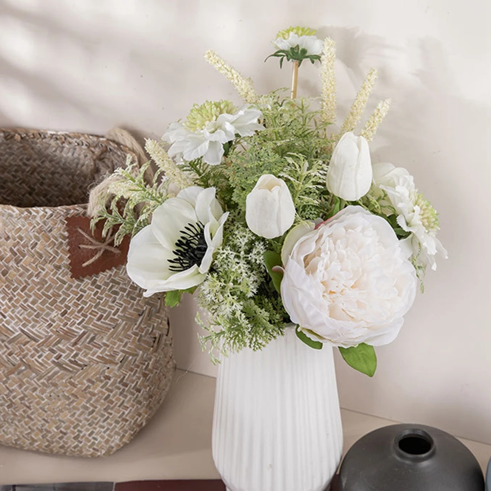 White Silk Peony Artificial Flowers Peonies Wedding Bridal Bouquet Home DIY Decoration Big Bouquet Accessories Fake Flower
White Silk Peony Artificial Flowers Peonies Wedding Bridal Bouquet Home DIY Decoration Big Bouquet Accessories Fake Flower