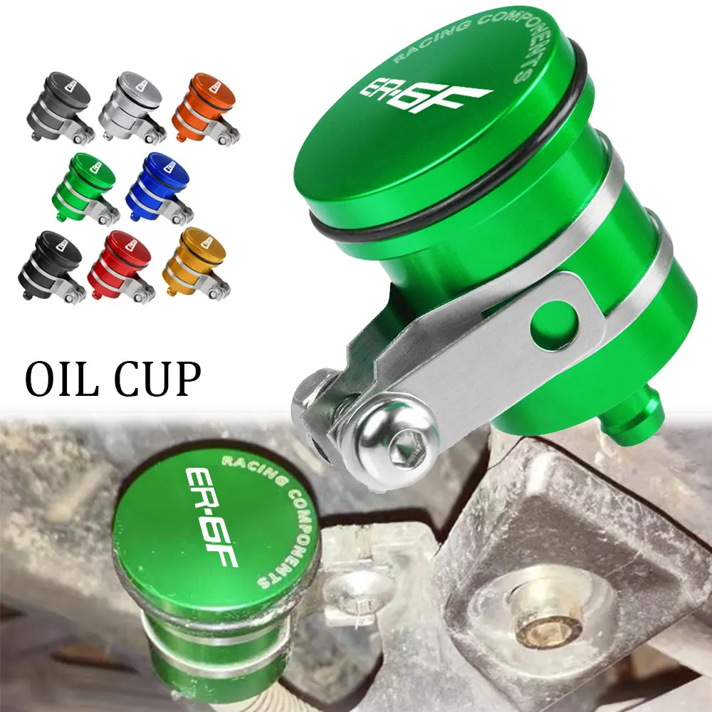 ER6F Universal FOR KAWASAKI ER-6F ER 6F 2009 2010 2011 2012 2013-2017 Motorcycle Brake Fluid Reservoir Clutch Tank Oil Fluid Cup
ER6F Universal FOR KAWASAKI ER-6F ER 6F 2009 2010 2011 2012 2013-2017 Motorcycle Brake Fluid Reservoir Clutch Tank Oil Fluid Cup