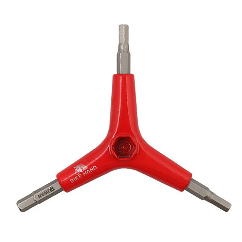 BIKE HAND Y Shape Bike Hex Wrench 3 Way Hex Tool Hex Wrench For Bike Bicycle Cycling Maintenance And Repair
BIKE HAND Y Shape Bike Hex Wrench 3 Way Hex Tool Hex Wrench For Bike Bicycle Cycling Maintenance And Repair