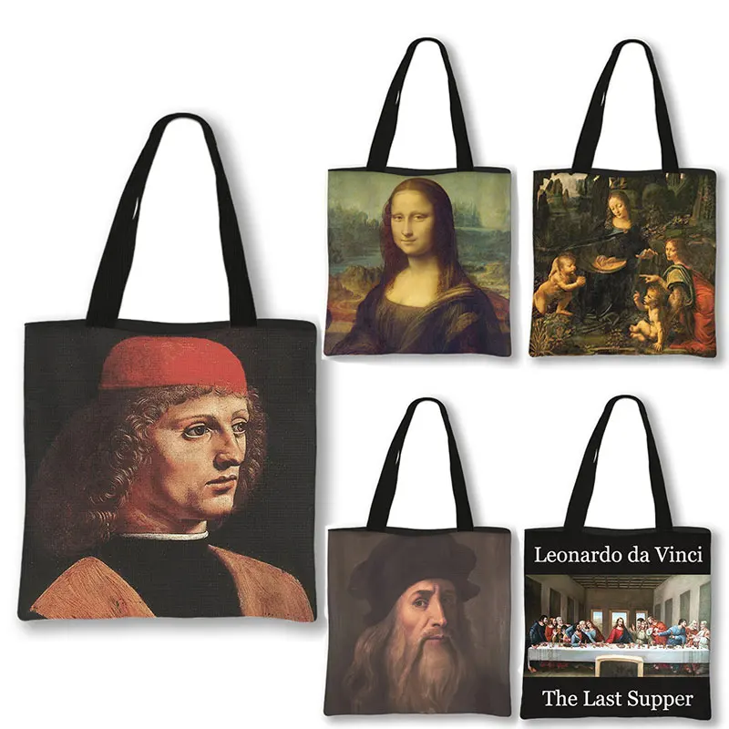 Дамская сумочка ретро Da Vinci, Мона Лиза, масляная живопись, девственница, роксе, женская сумка через плечо, повседневные сумки для покупок, сум...
Дамская сумочка ретро Da Vinci, Мона Лиза, масляная живопись, девственница, роксе, женская сумка через плечо, повседневные сумки для покупок, сум...