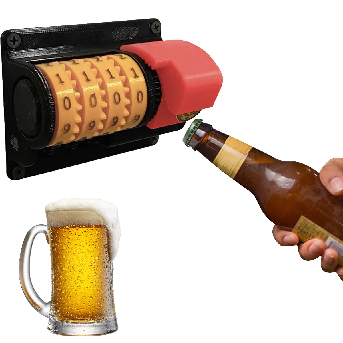 Beer Counter Bottle Opener Wall Mounted Bottle Opener for Most Beer and Soda Bottles Manual Can Opener with Precise Numbers for
Beer Counter Bottle Opener Wall Mounted Bottle Opener for Most Beer and Soda Bottles Manual Can Opener with Precise Numbers for