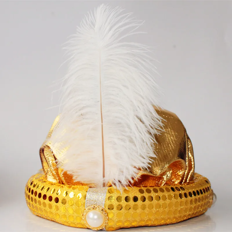 Aladdin Hat Halloween Makeup Ball Adult Children's Party Hat Performance Supplies
Aladdin Hat Halloween Makeup Ball Adult Children's Party Hat Performance Supplies