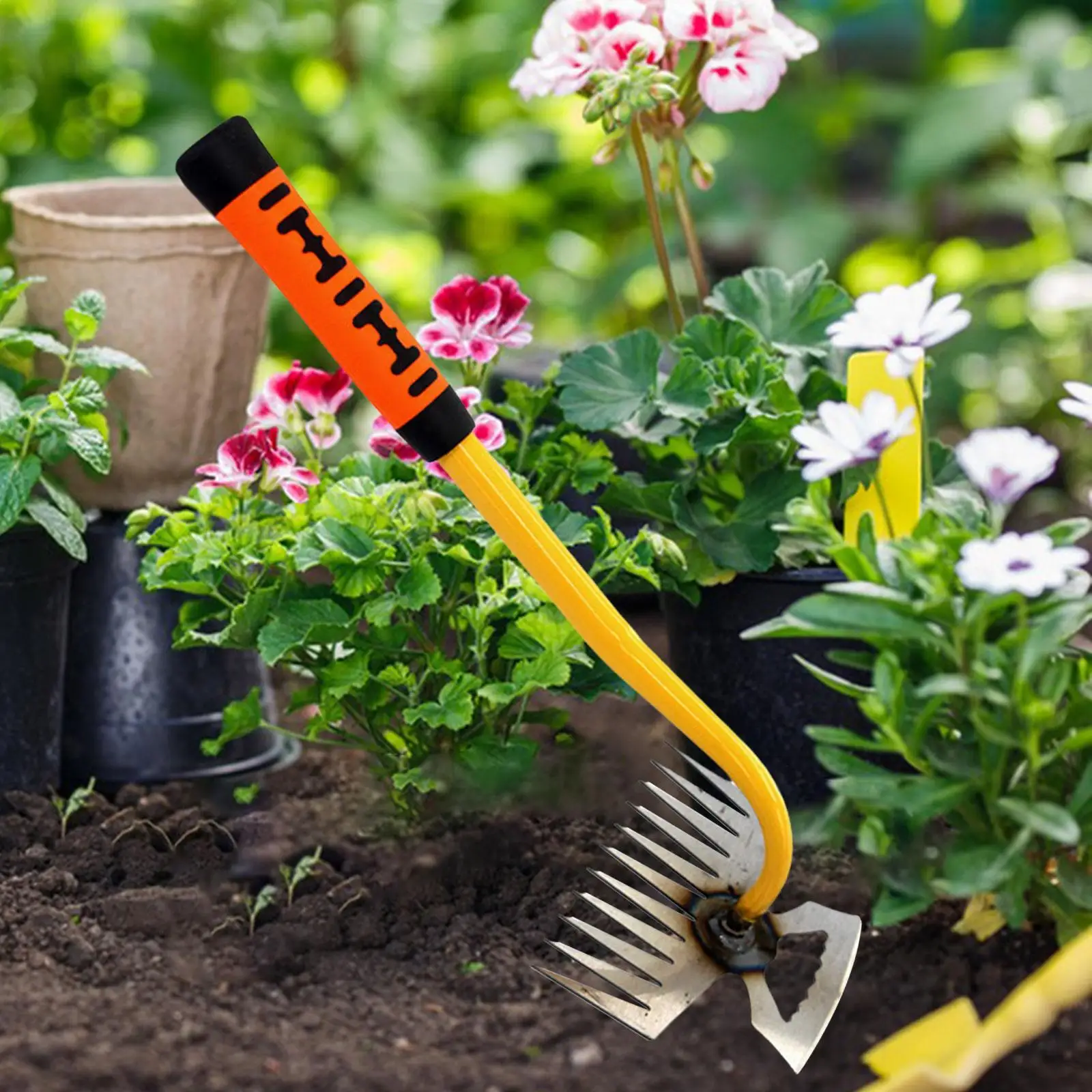Weeding Removal Rake Iron Cultivating Planting Weeder Garden Weeding Rake for Gardening Mulching Loosening Planting Backyard
Weeding Removal Rake Iron Cultivating Planting Weeder Garden Weeding Rake for Gardening Mulching Loosening Planting Backyard