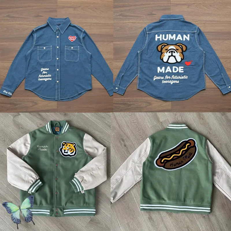2023 Stock Human Made Baseball Jacket Me Women Thick Winter Warm Cardigan One Day Shipping
2023 Stock Human Made Baseball Jacket Me Women Thick Winter Warm Cardigan One Day Shipping