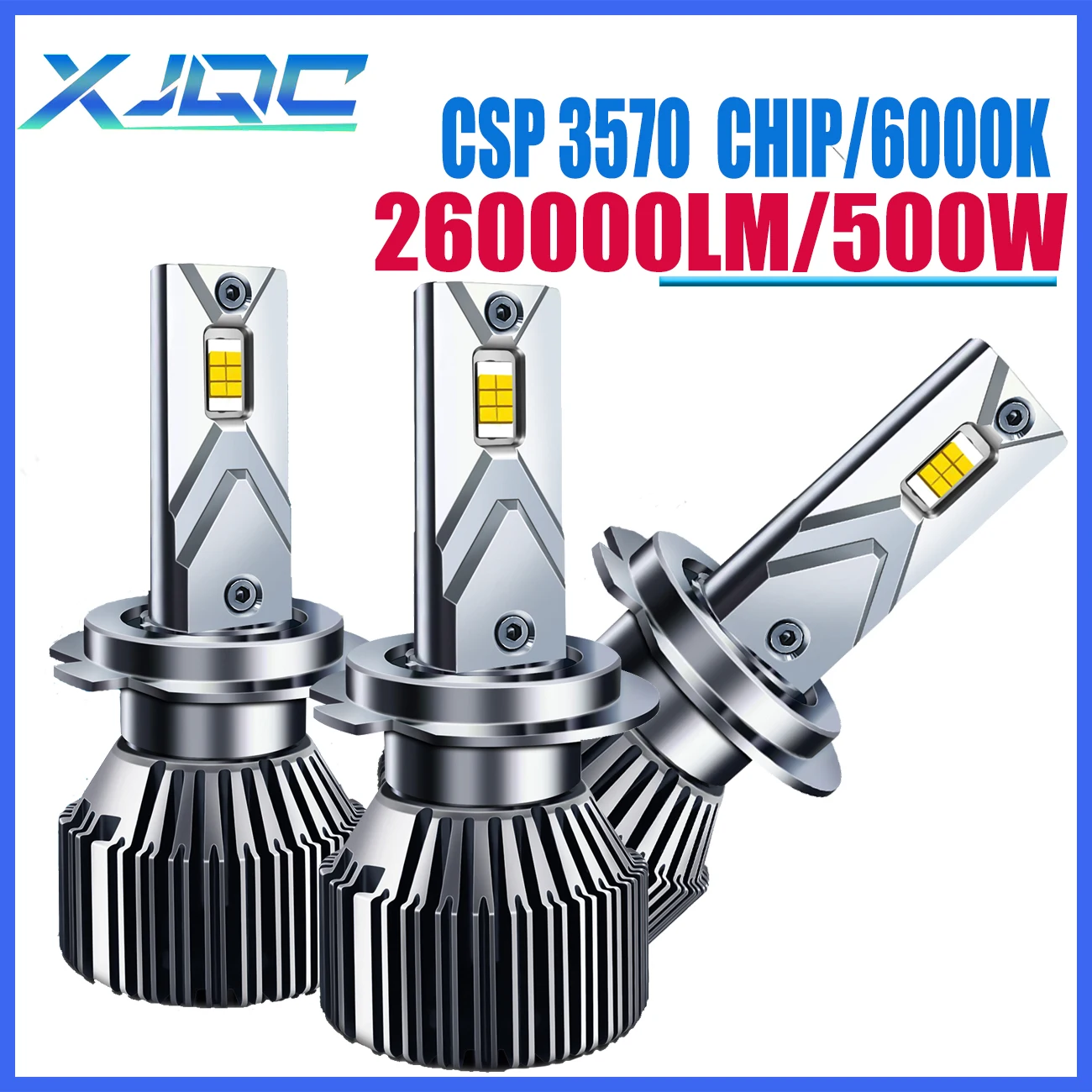 XJQC E5 260000LM 6000K 500W H7 светодиодный Автомобильные фары H4 светодиодный Сверхъяркие высокие и низкие светильники 9005 9006
XJQC E5 260000LM 6000K 500W H7 светодиодный Автомобильные фары H4 светодиодный Сверхъяркие высокие и низкие светильники 9005 9006