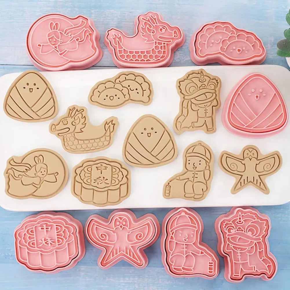 8Pcs/Set Cookie Mold Durable Mid-Autumn Festival Cartoon Cookie Stamp PP Baking Mold
8Pcs/Set Cookie Mold Durable Mid-Autumn Festival Cartoon Cookie Stamp PP Baking Mold
