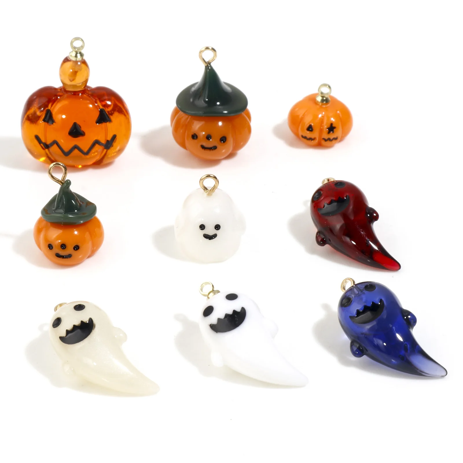 2PCs Resin Halloween Charms Pumpkin Ghost Multicolor Cartoon Pendants DIY Making Necklace Key Chains For Women Men Jewelry Gifts
2PCs Resin Halloween Charms Pumpkin Ghost Multicolor Cartoon Pendants DIY Making Necklace Key Chains For Women Men Jewelry Gifts