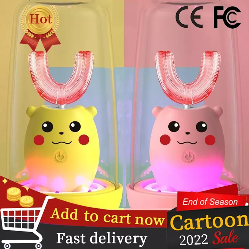 VIP Sonic Children Electric Toothbrush Cartoon Pattern Kids Toothbrush Smart 360 Degree Cleaning Xiomi Brush Gift iFor Children
VIP Sonic Children Electric Toothbrush Cartoon Pattern Kids Toothbrush Smart 360 Degree Cleaning Xiomi Brush Gift iFor Children