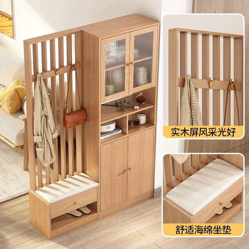 Solid Wood Shoe Cabinet, Hallway, Porch, Wardrobe, Hanger, Integrated Living Room, Screen Partition, Wardrobe
Solid Wood Shoe Cabinet, Hallway, Porch, Wardrobe, Hanger, Integrated Living Room, Screen Partition, Wardrobe