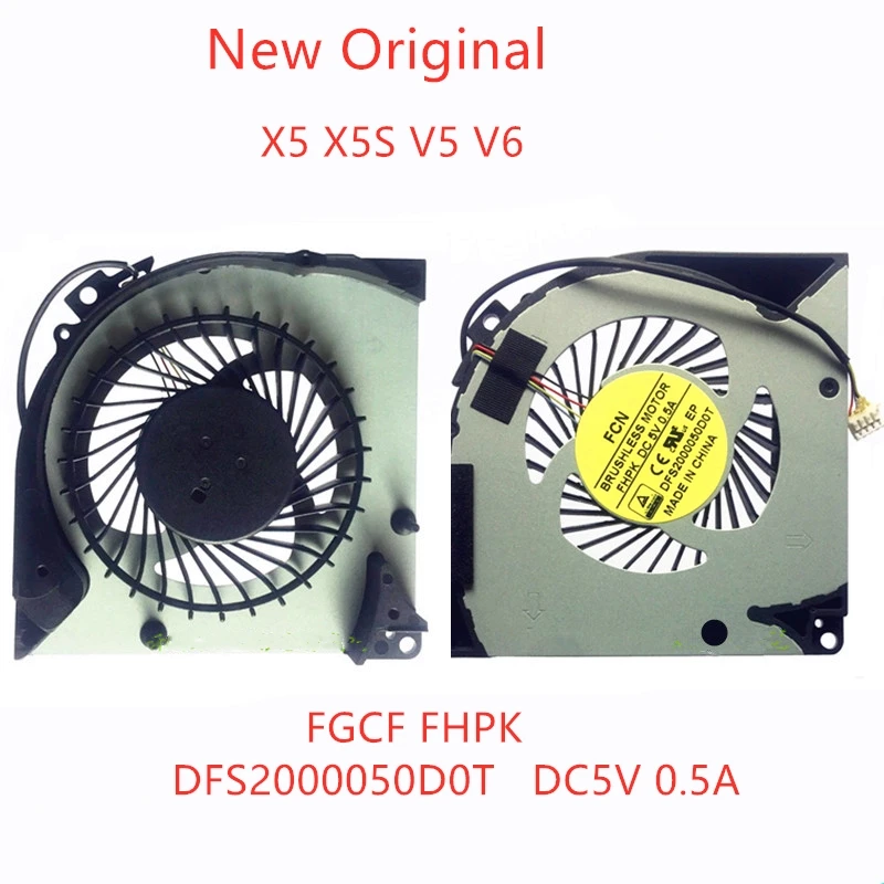 Новый вентилятор охлаждения ЦП и ГП для ноутбука s для Gigabyte AORUS X5 X5S V5 V6 вентилятор FGCF FHPK охлаждающий вентилятор DFS2000050D0T DC5V 0.5A
Новый вентилятор охлаждения ЦП и ГП для ноутбука s для Gigabyte AORUS X5 X5S V5 V6 вентилятор FGCF FHPK охлаждающий вентилятор DFS2000050D0T DC5V 0.5A