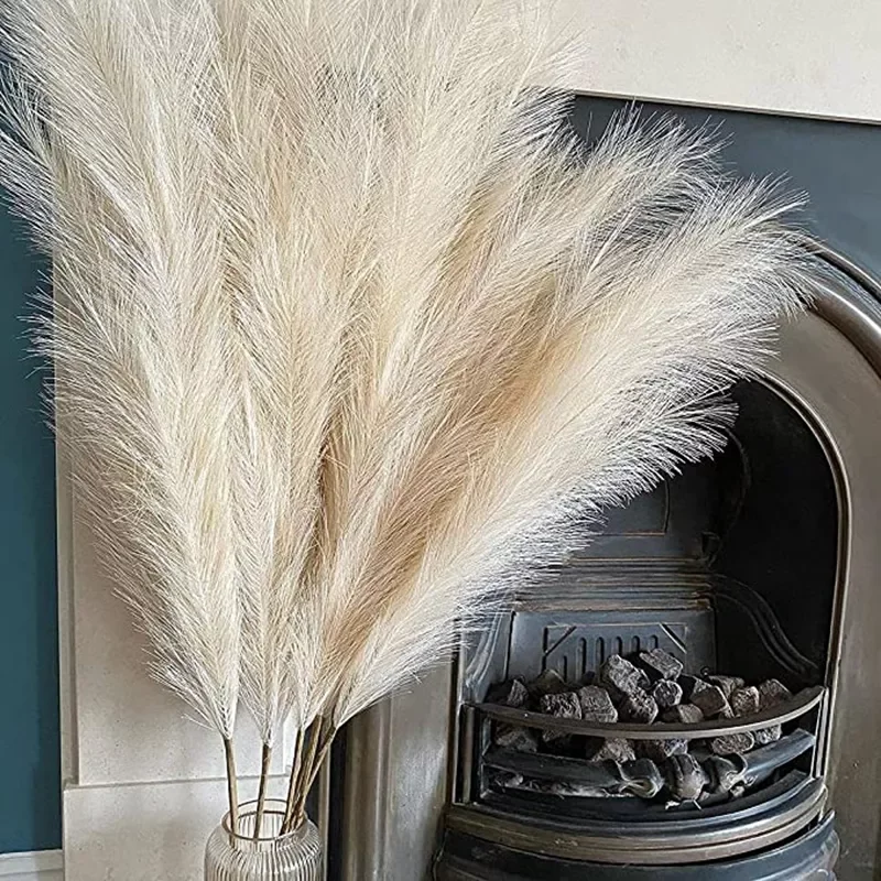 5Pcs Faux Pampas Grass Large 120/100/85cm Flower Bouquet Fake Artificial Pampas Grass Decor Tall Fluffy Stems Living Room Decor
5Pcs Faux Pampas Grass Large 120/100/85cm Flower Bouquet Fake Artificial Pampas Grass Decor Tall Fluffy Stems Living Room Decor