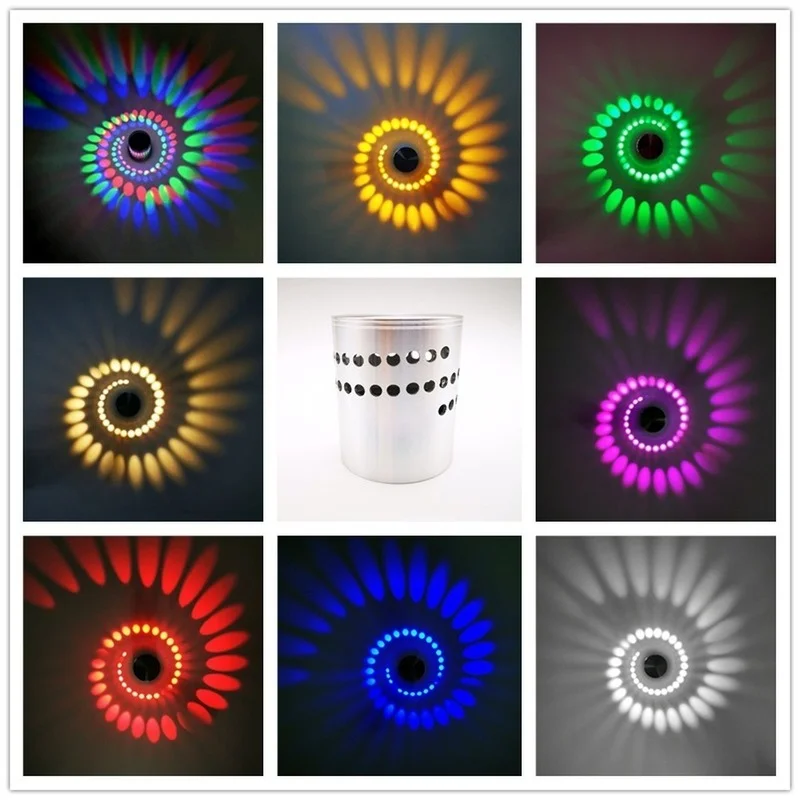 Modern Minimalist Spiral Hole Wall Light Colorful Effect 3W Aluminum Wall Lamps for Party Bar Living Room KTV Home Decoration
Modern Minimalist Spiral Hole Wall Light Colorful Effect 3W Aluminum Wall Lamps for Party Bar Living Room KTV Home Decoration
