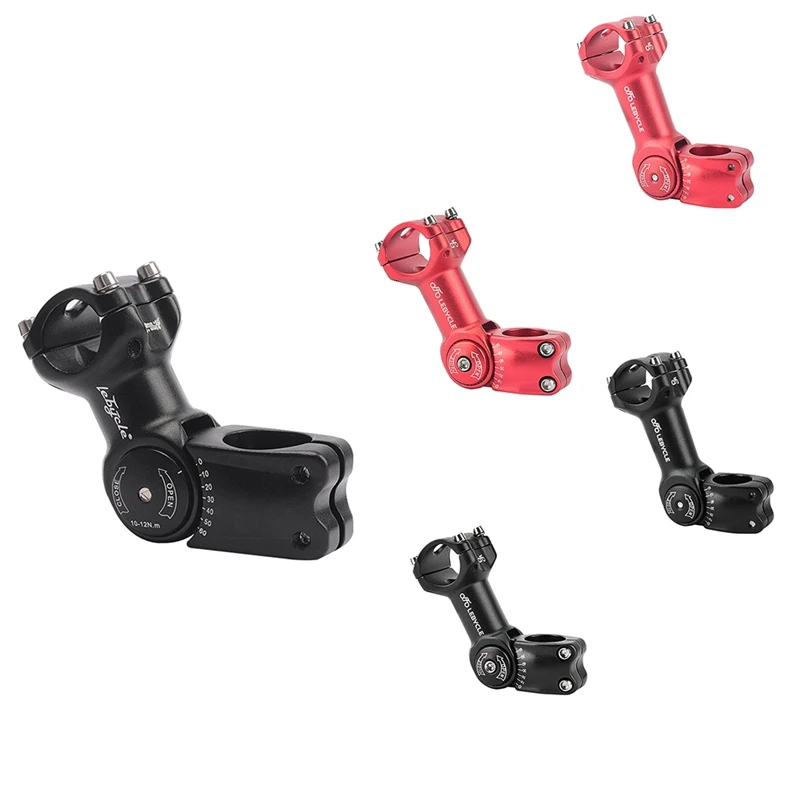 Lebycle Bike Stem Riser 6061 Aluminum Alloy Bicycle Handlebar Stem MTB Bike Stem 60 Degree For 25.4/31.8Mm Cycling Bike Parts
Lebycle Bike Stem Riser 6061 Aluminum Alloy Bicycle Handlebar Stem MTB Bike Stem 60 Degree For 25.4/31.8Mm Cycling Bike Parts