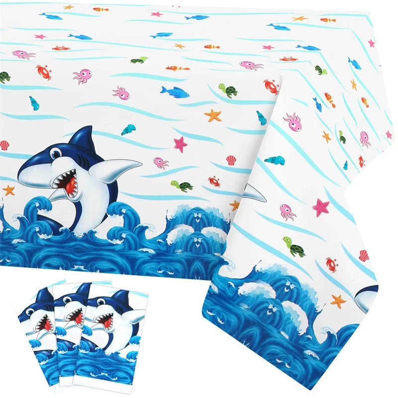 Shark Tablecloth Rectangular Plastic Table Covers Shark Birthday Party Table Cloth Waterproof Baby Shower Disposable Table Cloth
Shark Tablecloth Rectangular Plastic Table Covers Shark Birthday Party Table Cloth Waterproof Baby Shower Disposable Table Cloth