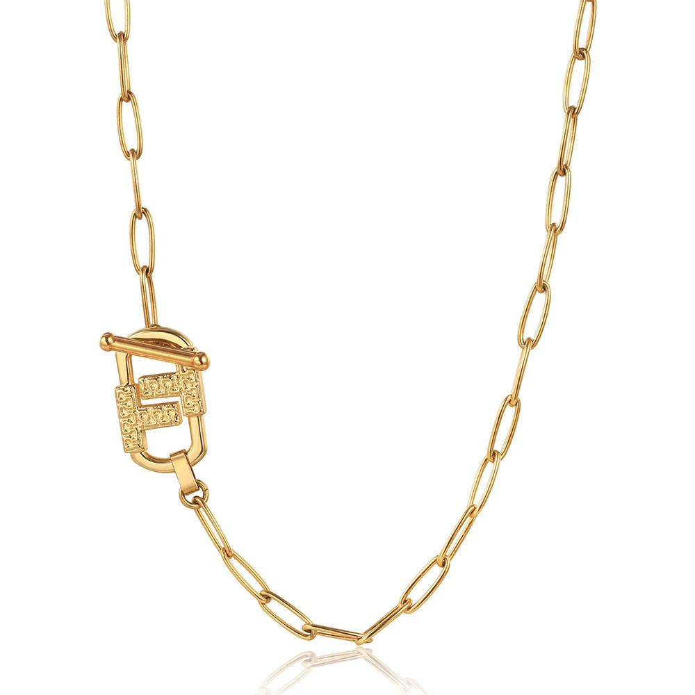 4 мм золотистого цвета, прямоугольное ожерелье с подвеской для женщин и девочек, кабельный зажим, цепь с двойной Т-образной подвеской, ожерел...
4 мм золотистого цвета, прямоугольное ожерелье с подвеской для женщин и девочек, кабельный зажим, цепь с двойной Т-образной подвеской, ожерел...