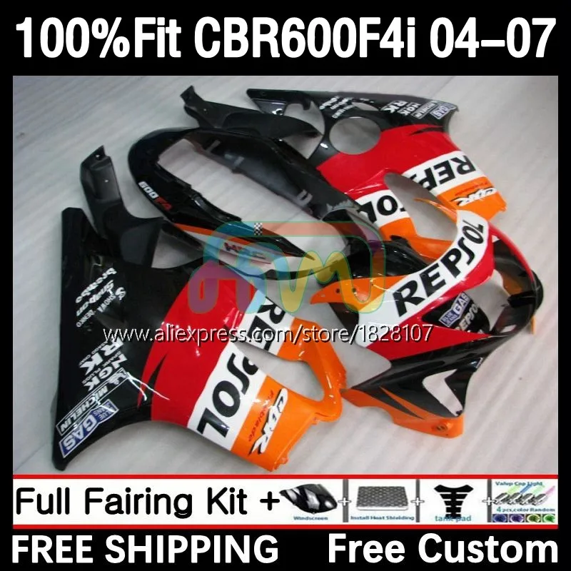 Injection Body For HONDA CBR600 FS CBR 600F4i 600 F4i 04 05 06 07 19No.149 CBR600F4i Repsol Hot 2004 2005 2006 2007 OEM Fairing
Injection Body For HONDA CBR600 FS CBR 600F4i 600 F4i 04 05 06 07 19No.149 CBR600F4i Repsol Hot 2004 2005 2006 2007 OEM Fairing