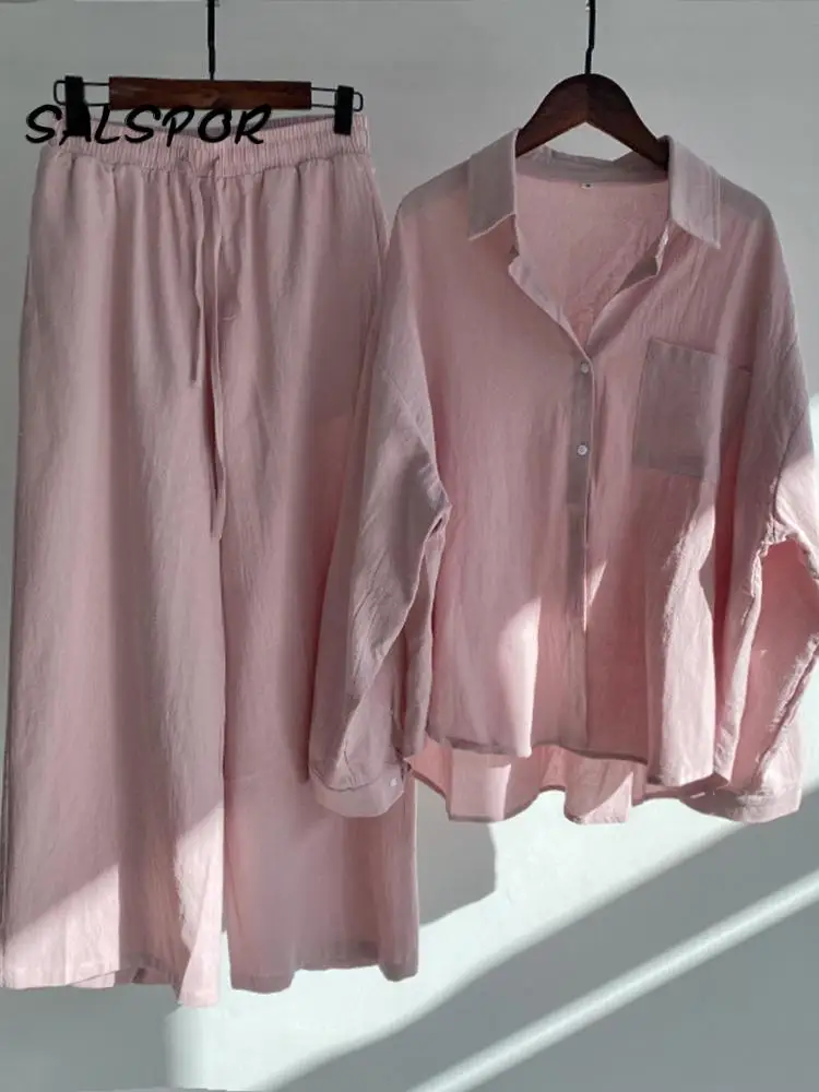 S-5XL Casual Cotton Linen Suit Fashion Loose Long Sleeve Lapel Shirt Elastic Waist Pants 2022 Spring Autumn Shirt Women's Suit
S-5XL Casual Cotton Linen Suit Fashion Loose Long Sleeve Lapel Shirt Elastic Waist Pants 2022 Spring Autumn Shirt Women's Suit