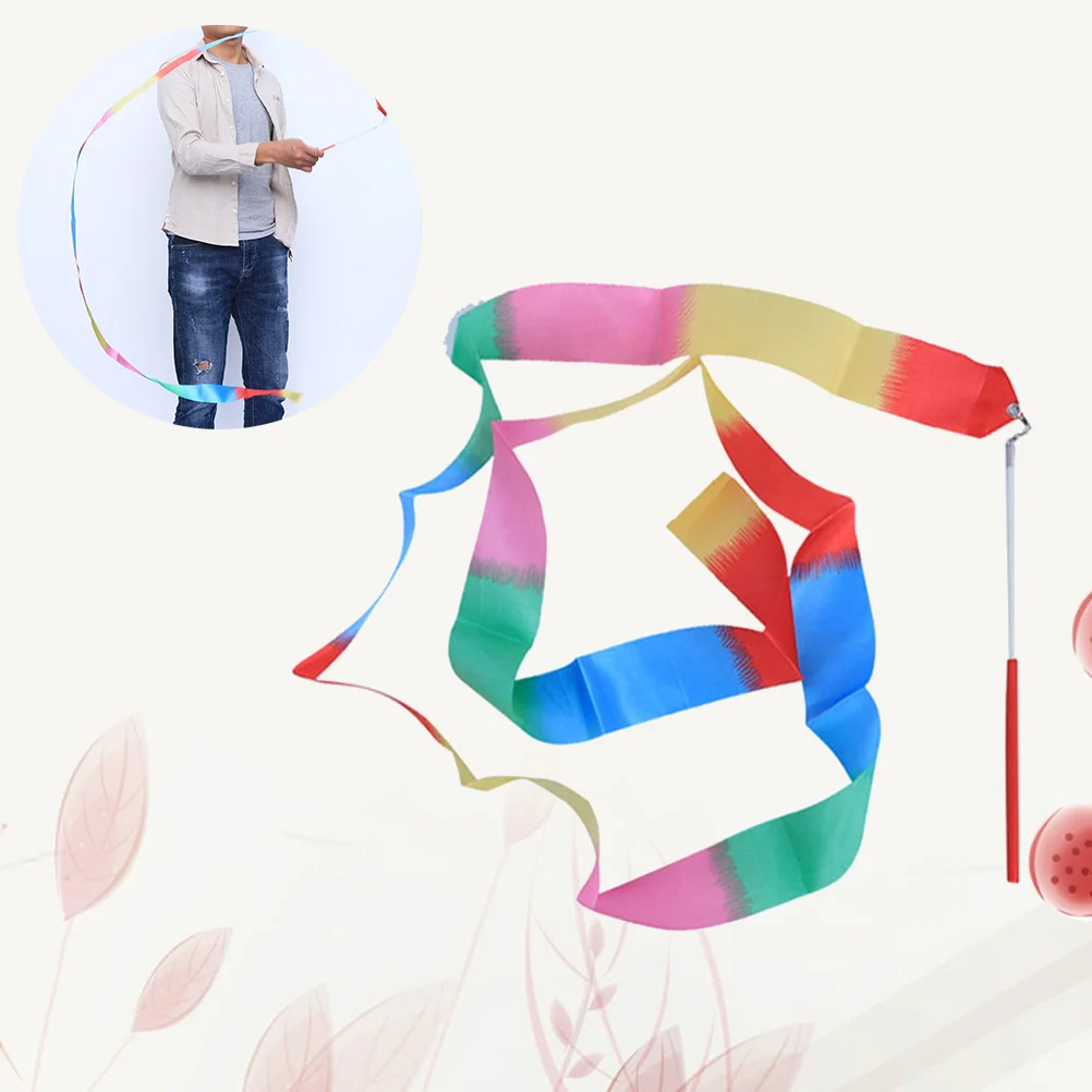 6M Rhythmic Art Gymnastics Ribbon with Stick Children Dancing Streamers Riband Twirling Rod
6M Rhythmic Art Gymnastics Ribbon with Stick Children Dancing Streamers Riband Twirling Rod