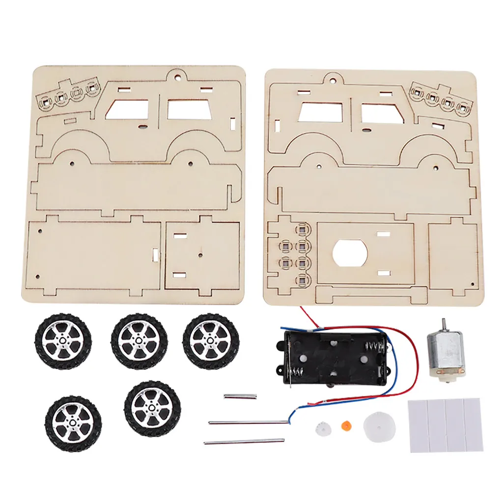 Kids Kit Car Toy Experiment Puzzle Education Electric Model Kid DIY Wooden Education
Kids Kit Car Toy Experiment Puzzle Education Electric Model Kid DIY Wooden Education