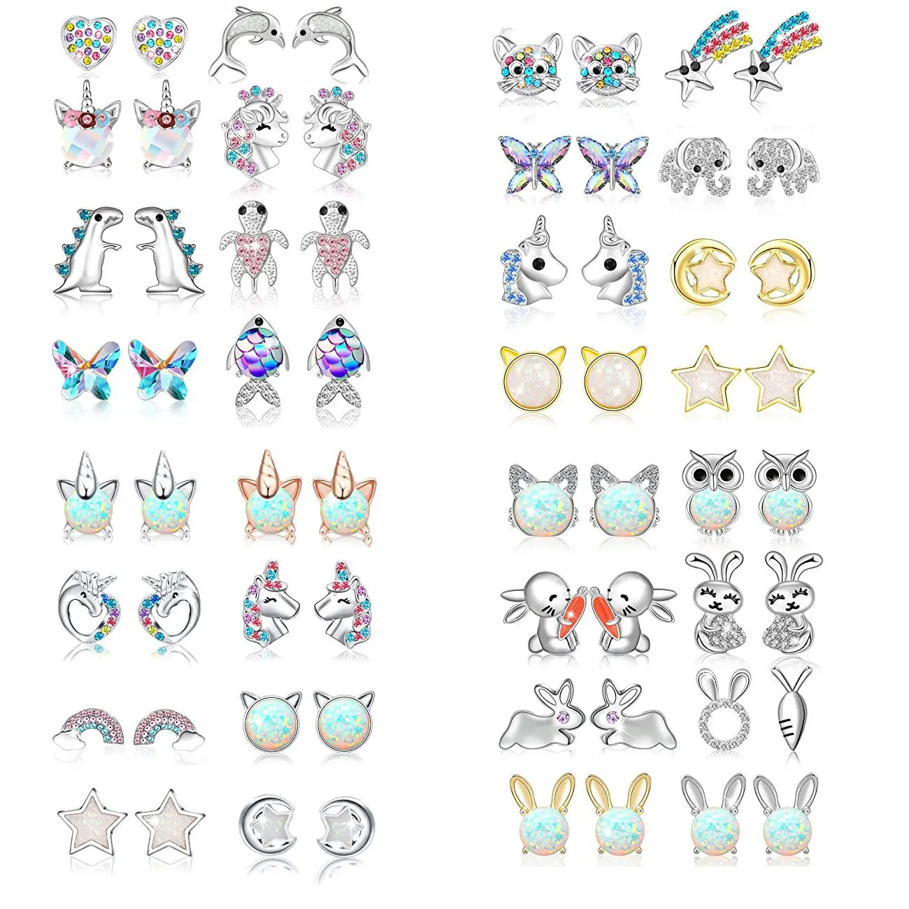 New 2022 Fashion Unicorn Rabbit Butterfly Cat Rainbow Love Children Earrings for Women Jewelry Gifts
New 2022 Fashion Unicorn Rabbit Butterfly Cat Rainbow Love Children Earrings for Women Jewelry Gifts