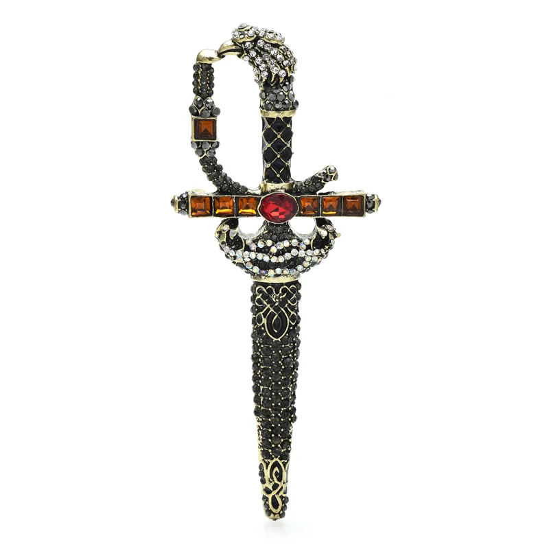 Wuli&baby Vintage Beauty Sword Brooches For Women Unisex Shining Rhinestone Sabre Party Casual Brooch Pins Gifts
Wuli&baby Vintage Beauty Sword Brooches For Women Unisex Shining Rhinestone Sabre Party Casual Brooch Pins Gifts