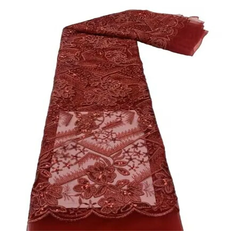 Green African Sequins Lace Fabrics 2023 Red High Quality Lace French Lace Fabric Nigerian Tulle Lace Fabrics For Wedding Dress 
Green African Sequins Lace Fabrics 2023 Red High Quality Lace French Lace Fabric Nigerian Tulle Lace Fabrics For Wedding Dress