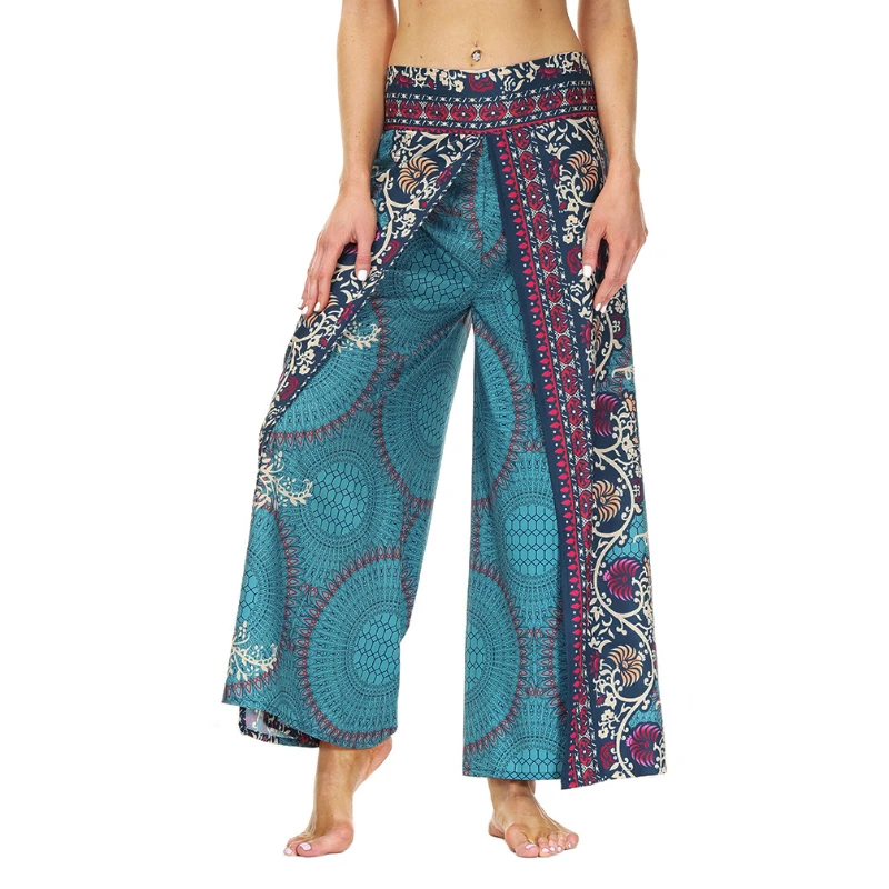 Thai Bohemian Women's Printed Wide Leg Pants Casual Loose Pants Sweatpants Women Yoga Leggings High Waist
Thai Bohemian Women's Printed Wide Leg Pants Casual Loose Pants Sweatpants Women Yoga Leggings High Waist