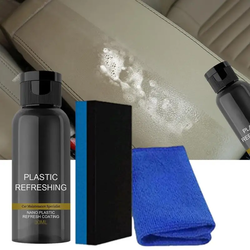 Car Plastics Revitalizing Coating Agent Planting Refurbished Agents Cleaning Restorer Cleaner With Sponge Towel Maintenance Kit
Car Plastics Revitalizing Coating Agent Planting Refurbished Agents Cleaning Restorer Cleaner With Sponge Towel Maintenance Kit