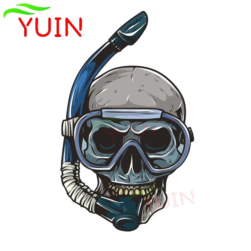Horror Diving Skull Head Car Sticker Personality Motorcycle Accessories PVC Bumper Graphic Decoration Waterproof Decal 17*10cm
Horror Diving Skull Head Car Sticker Personality Motorcycle Accessories PVC Bumper Graphic Decoration Waterproof Decal 17*10cm