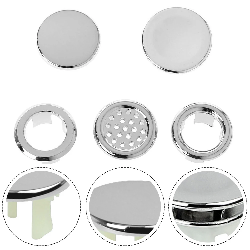 2pcs Overflow Ring Bathroom Overflow Covers For Basin Sink Chromed Replacement Hole Plastic Silver Kitchen
2pcs Overflow Ring Bathroom Overflow Covers For Basin Sink Chromed Replacement Hole Plastic Silver Kitchen