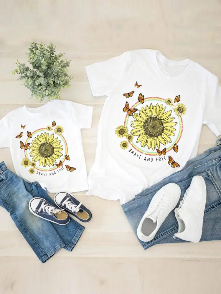 Women Child Kid Butterfly Vintage Cute Clothing Boy Girl Summer Family Matching Outfits Mom Mama Mother Tee T-shirt Clothes
Women Child Kid Butterfly Vintage Cute Clothing Boy Girl Summer Family Matching Outfits Mom Mama Mother Tee T-shirt Clothes