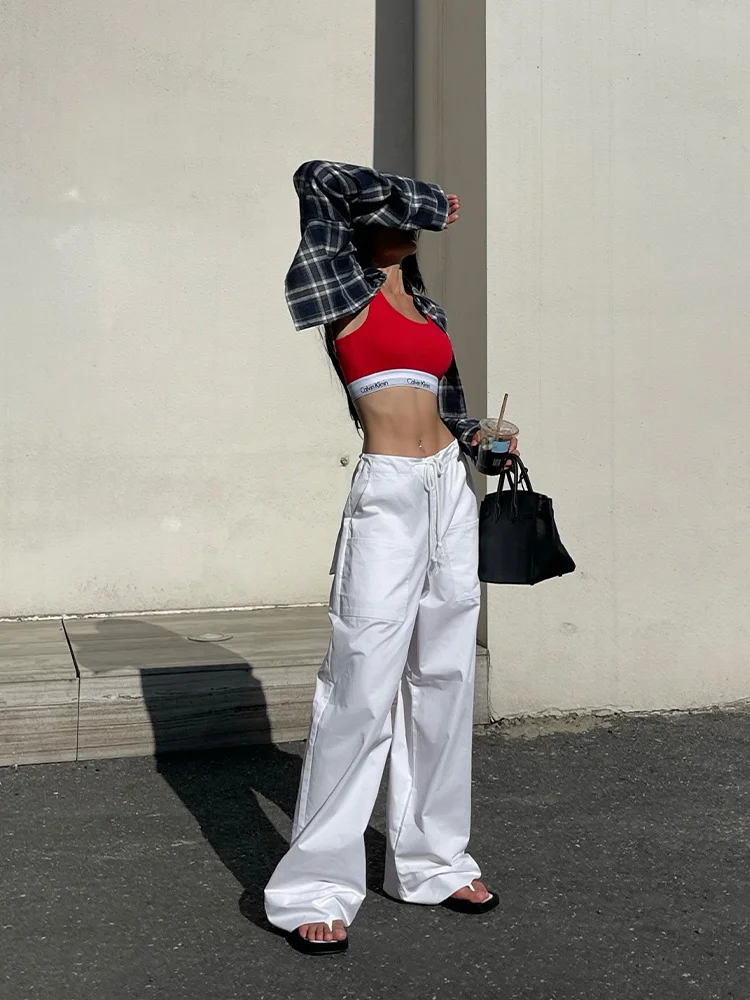 Cargo Casual WOMENGAGA White Pants For Women 2023 Summer New Thin Loose Thin Wide Leg Pants Sweet Fashion Women Pants XZ2N
Cargo Casual WOMENGAGA White Pants For Women 2023 Summer New Thin Loose Thin Wide Leg Pants Sweet Fashion Women Pants XZ2N