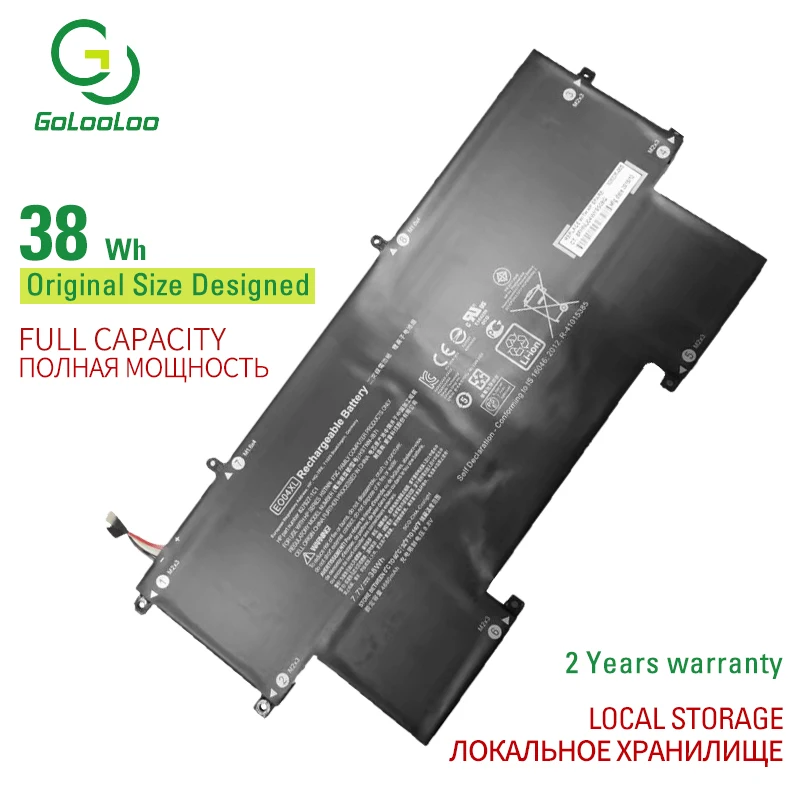 Аккумулятор Golooloo EO04XL для ноутбука HP EliteBook Folio G1 827927-1C1 828226-005 827927-1B1 E004XL P4P84PT V8G94UT
Аккумулятор Golooloo EO04XL для ноутбука HP EliteBook Folio G1 827927-1C1 828226-005 827927-1B1 E004XL P4P84PT V8G94UT