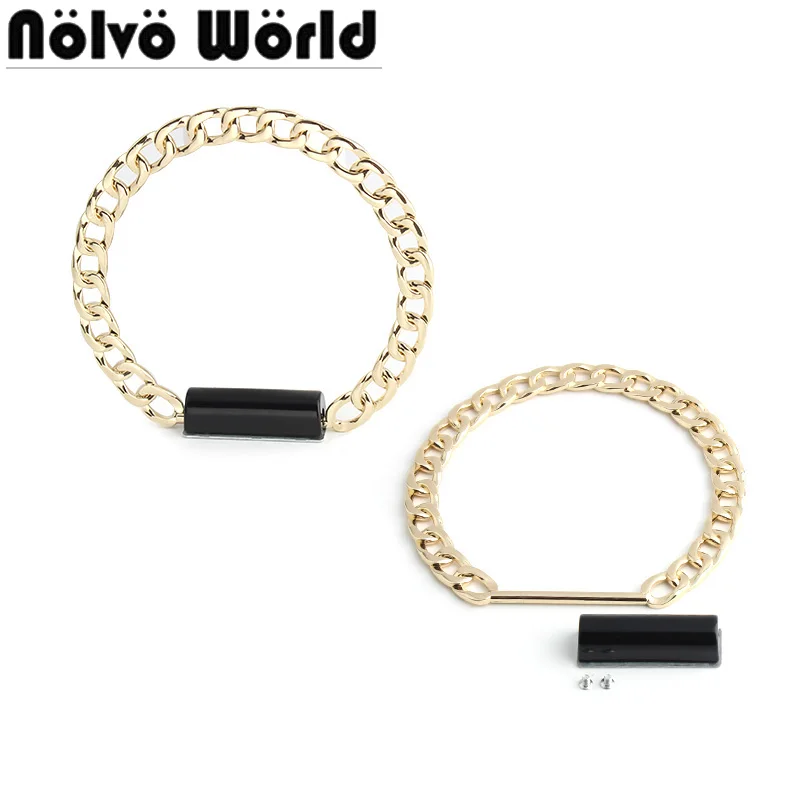2-20PCS Light Gold Metal Bag Handle For Lady Purse Belt Lanyard Bag Handle Fashion Short Decorative Handle Hardware Accessories
2-20PCS Light Gold Metal Bag Handle For Lady Purse Belt Lanyard Bag Handle Fashion Short Decorative Handle Hardware Accessories