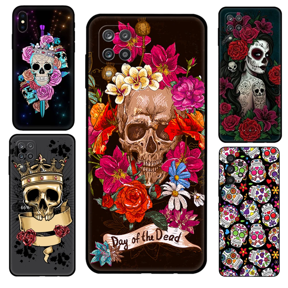 For iPhone 5 5S SE 6 6S 7 8 Plus X 10 XR XS MAX Case Back cell Phone Cover Flower skull cell smartphone cases
For iPhone 5 5S SE 6 6S 7 8 Plus X 10 XR XS MAX Case Back cell Phone Cover Flower skull cell smartphone cases