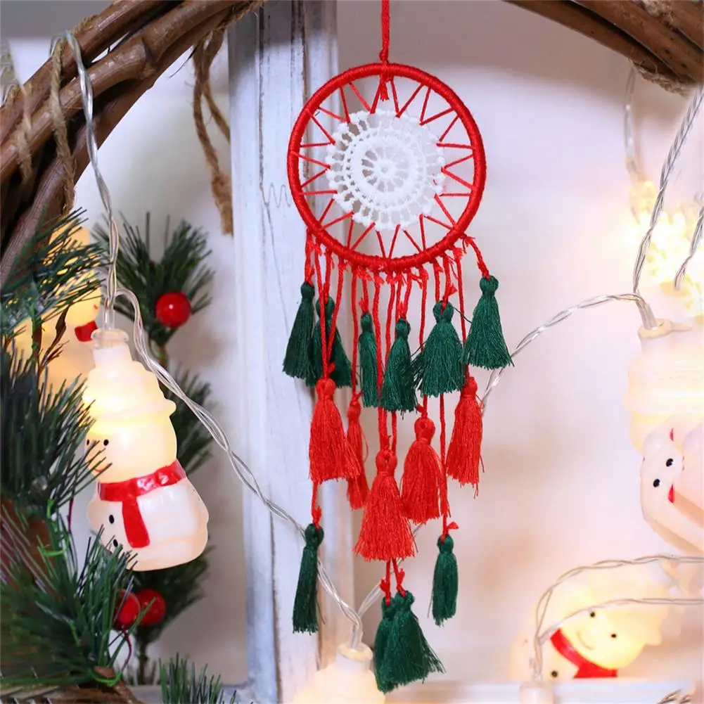Dream Catcher Eye-catching Anti-fading Macrame Dream Catcher Tapestry with Tassels Christmas Pendant Christmas Pendant
Dream Catcher Eye-catching Anti-fading Macrame Dream Catcher Tapestry with Tassels Christmas Pendant Christmas Pendant
