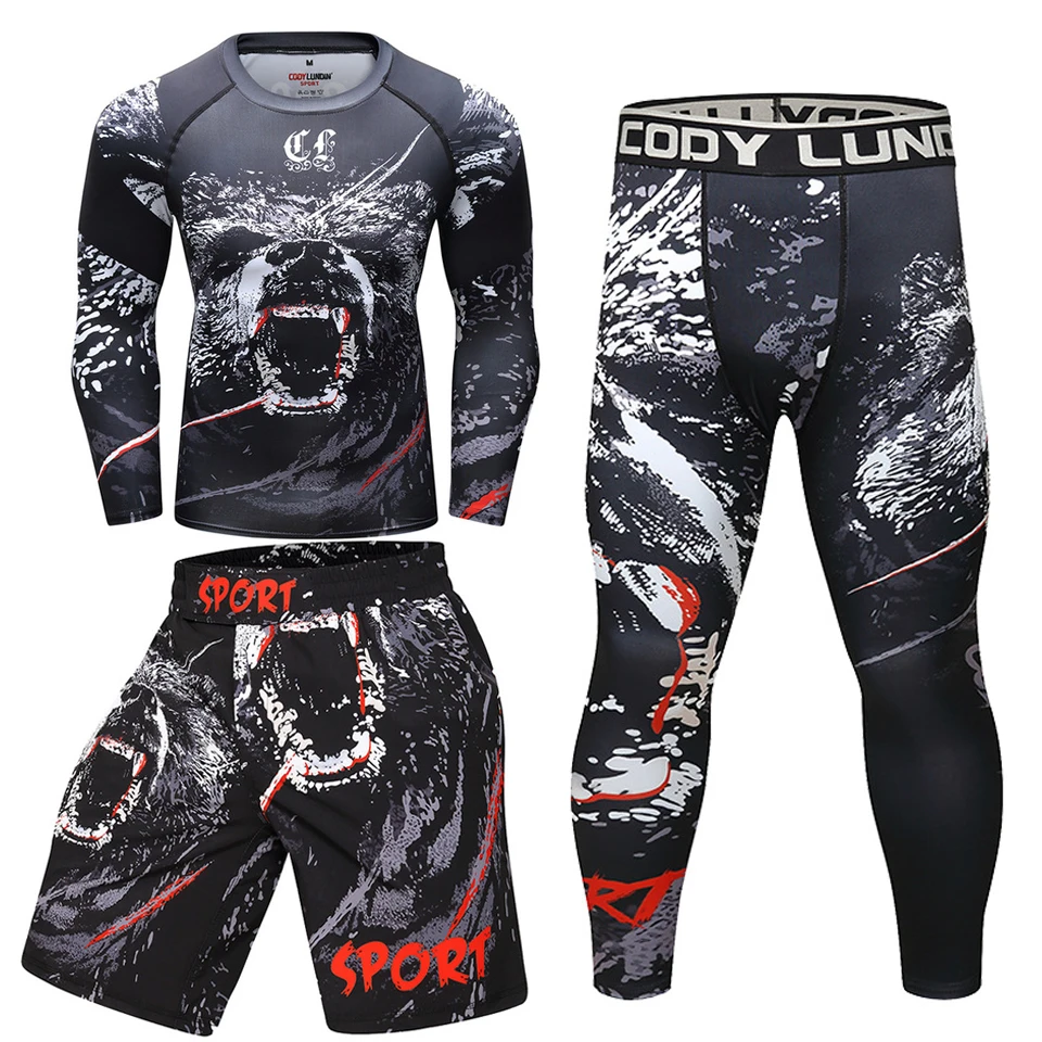 Новые мужские спортивные бриджи, фитнесс, компрессионная Футболка Для MMA, одежда для тренажерного зала, одежда для бега, спортивная одежда, ш...
Новые мужские спортивные бриджи, фитнесс, компрессионная Футболка Для MMA, одежда для тренажерного зала, одежда для бега, спортивная одежда, ш...